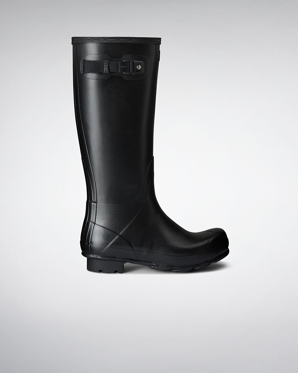 Hunter Norris Field Tall Rain Boots - Shop Online Mens Black - EPKILJ931